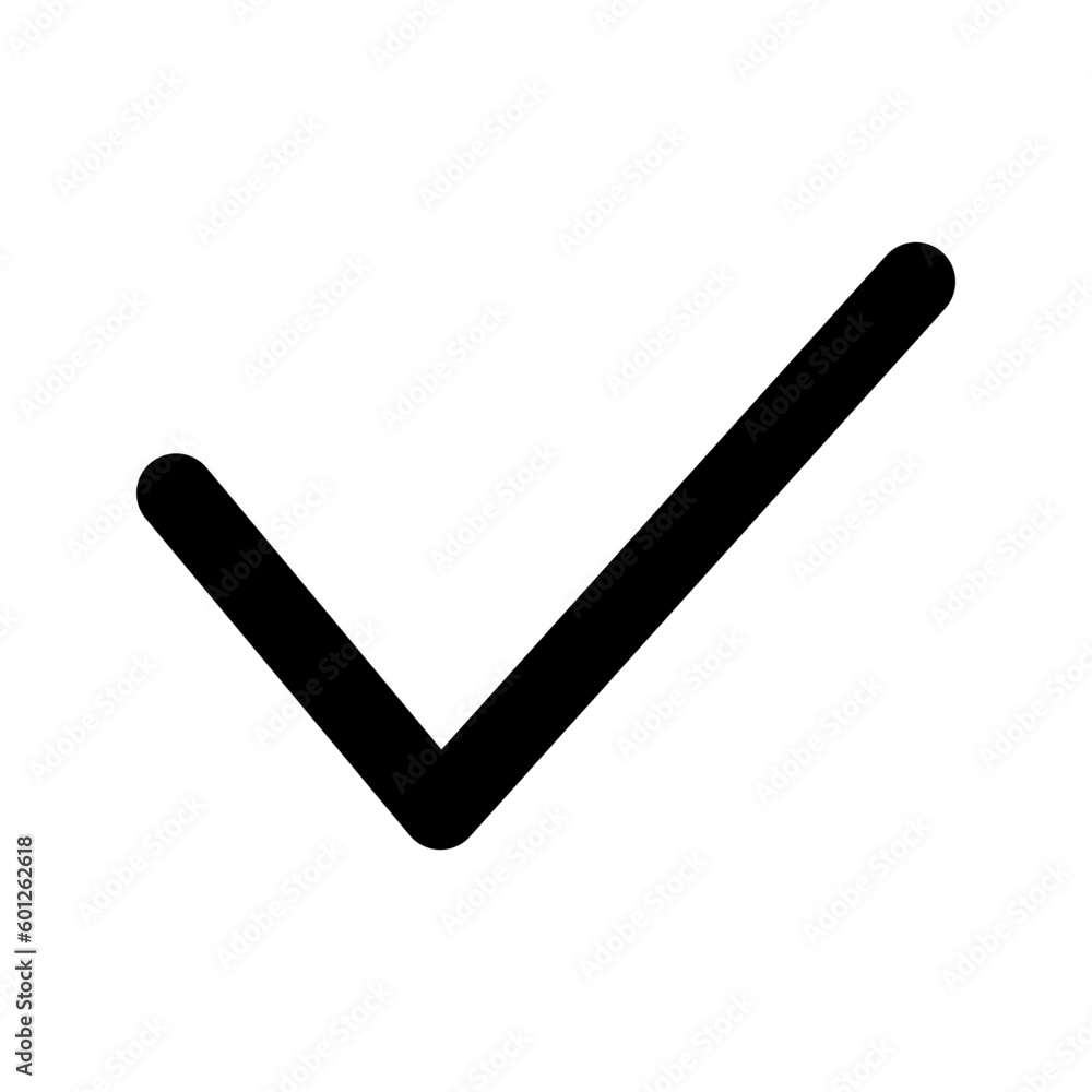 tick mark glyph icon tick mark glyph icon