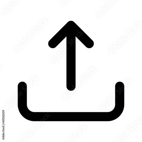 upload glyph icon