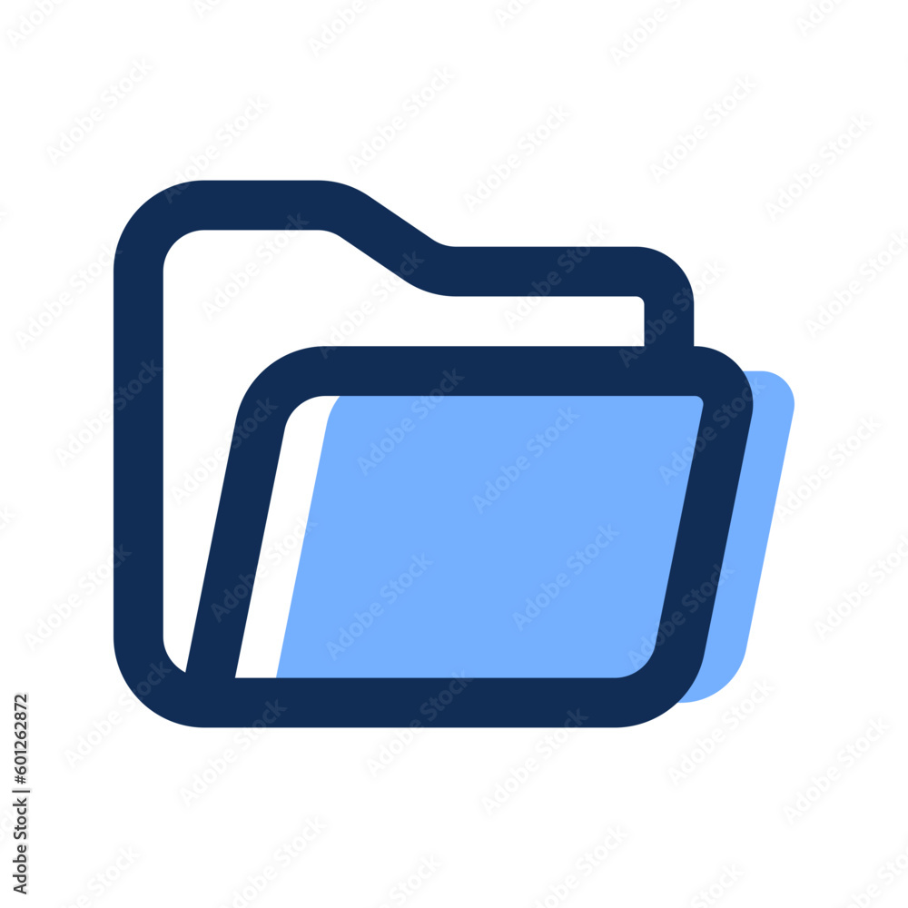 open folder filled line icon open folder filled line icon