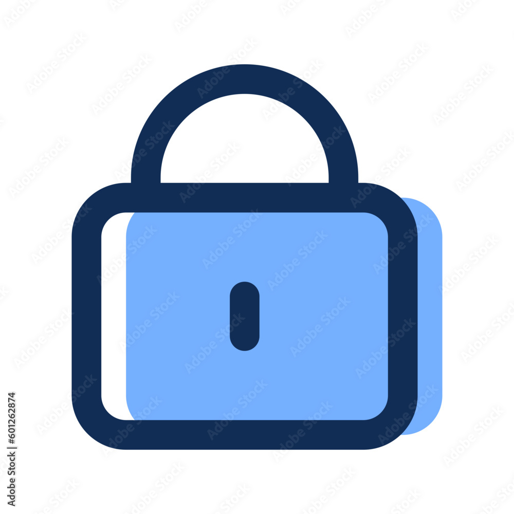 padlock filled line icon padlock filled line icon