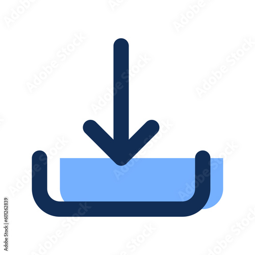 download filled line icon