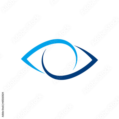 eye icon logo vector design illustration