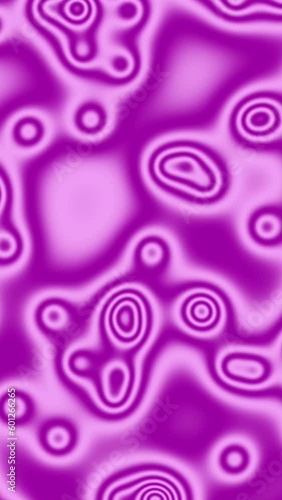 Magenta pink plasma blobs abstract animated background, bacteria organic weird shapes, vivid fuchsia motion background in  vertical tall mobile format