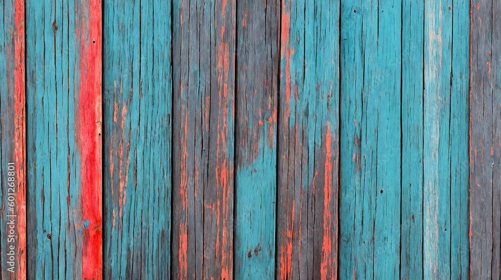 cyan wooden plank texture background with generative AI technology cyan wooden plank texture background with generative AI technology