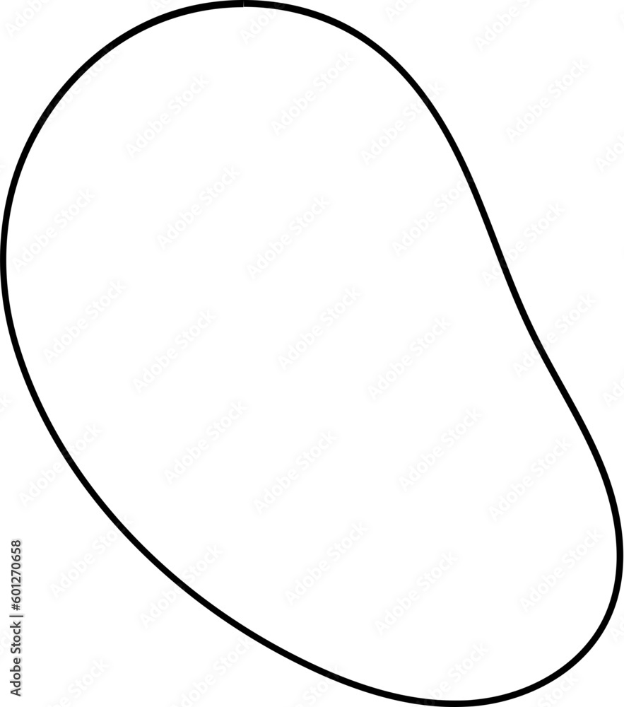 Abstract Outline Bolb Organic Element Abstract Outline Bolb Organic Element