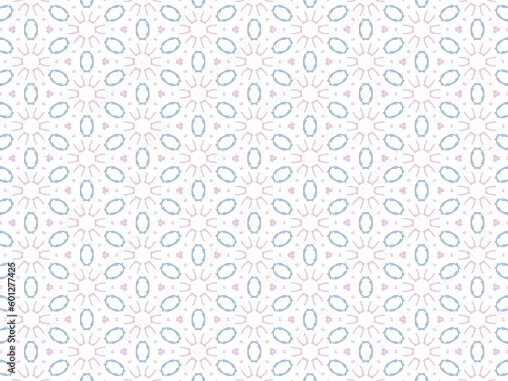 Blue and Pink Abstract Mandala or Ikat Wallpaper Pattern Background Blue and Pink Abstract Mandala or Ikat Wallpaper Pattern Background