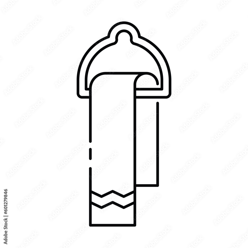 Bath towel icon design, isolated on white background. vector illustration Bath towel icon design, isolated on white background. vector illustration