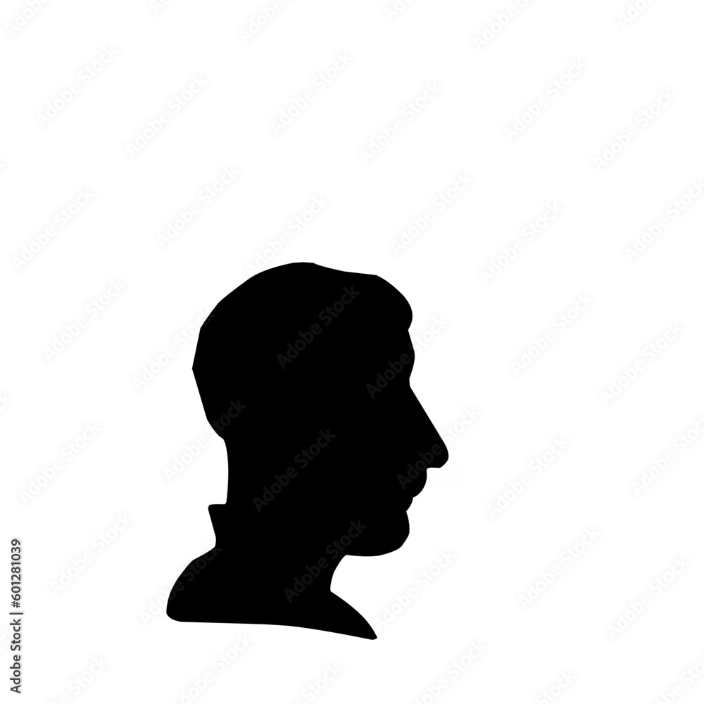 Male Profil Face Silhouette 
