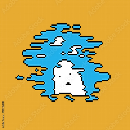 design pixel art mr do nothing
