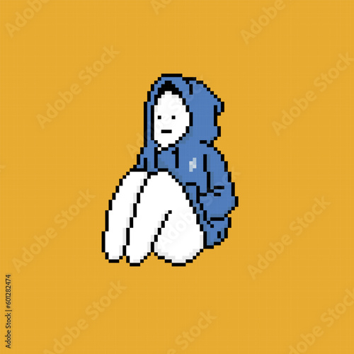 design pixel art mr do nothing