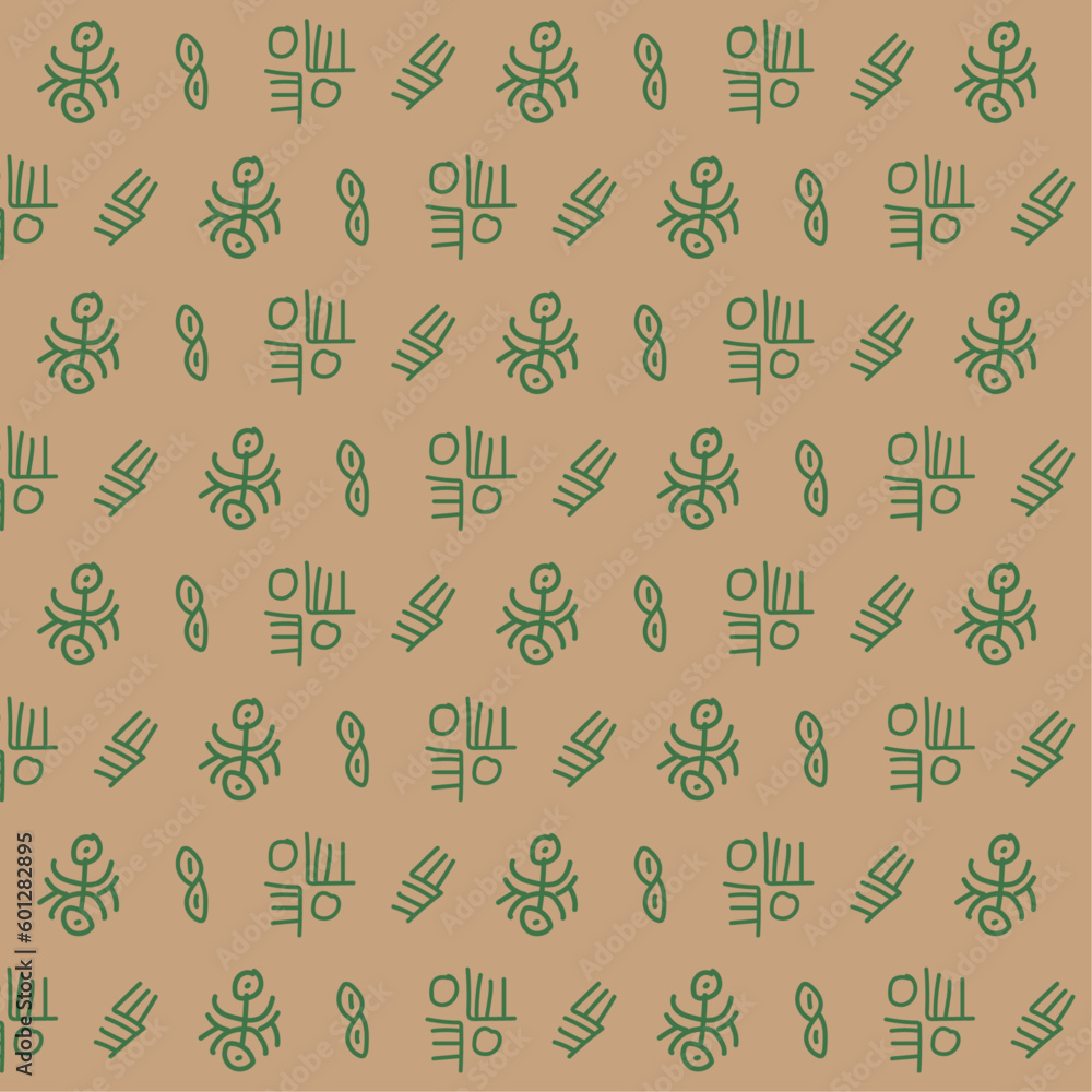 Seamless symbol ethnic tribal concept style vector concept Seamless symbol ethnic tribal concept style vector concept