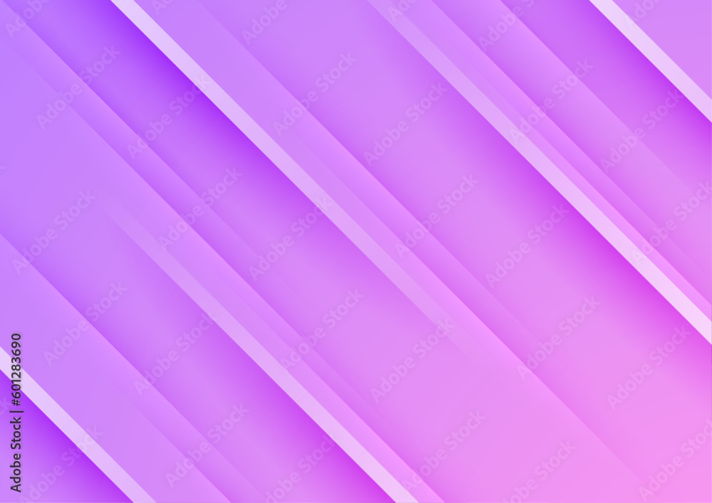 Fototapeta premium Minimal geometric purple geometric shapes light technology background abstract design.