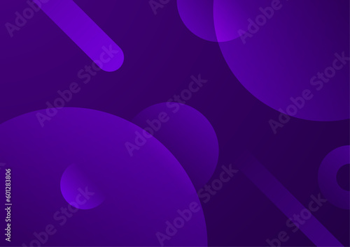 Purple geometric shapes abstract modern technology background design.