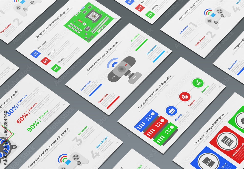 Computer Architecture Infographic Design Layout Stock Template | Adobe ...