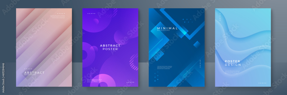 Fototapeta premium Vector abstract graphic presentation design banner pattern wallpaper background web template.