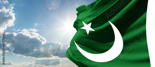 Quadro su tela Pakistan flag
