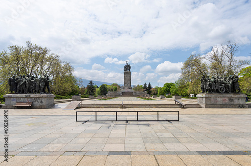 Monument to the Soviet Army in Sofia, Bulgaria.