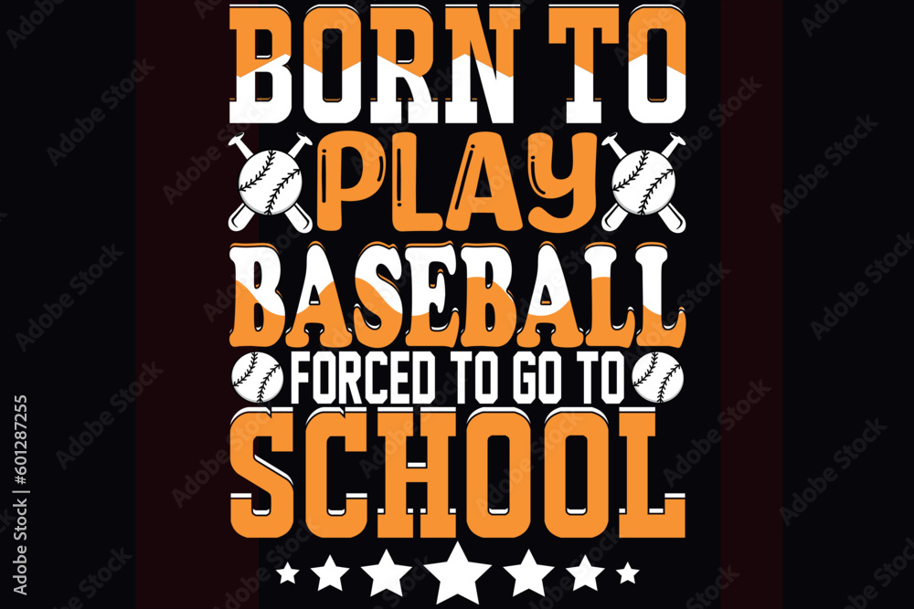 Born to play baseball forced to go to school