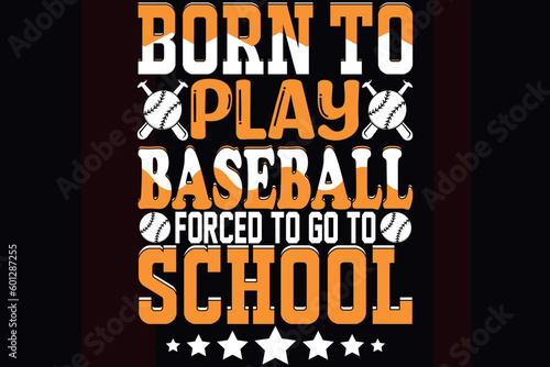 Born to play baseball forced to go to school