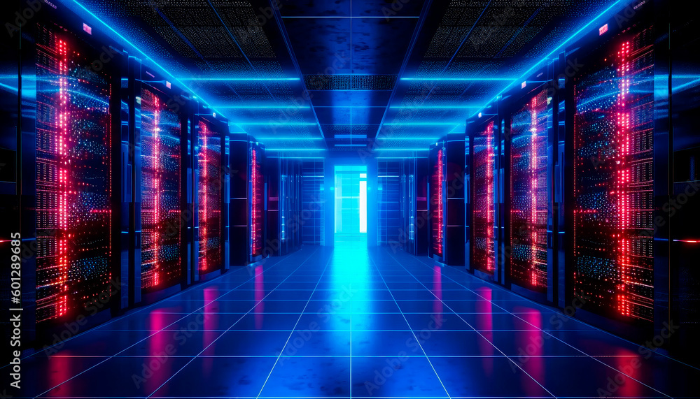 Modern web network and internet telecommunication technology. AI generative Modern web network and internet telecommunication technology. AI generative