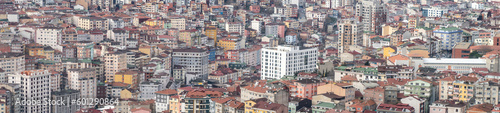 Mass housing in Istanbul, a city awaiting a devastating earthquake. However, buildings are largely unprepared, leaving it vulnerable to destruction and loss of life.