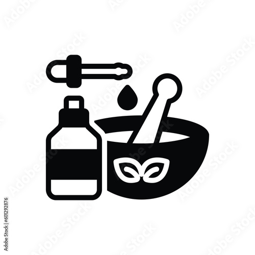 Black solid icon for essentials 