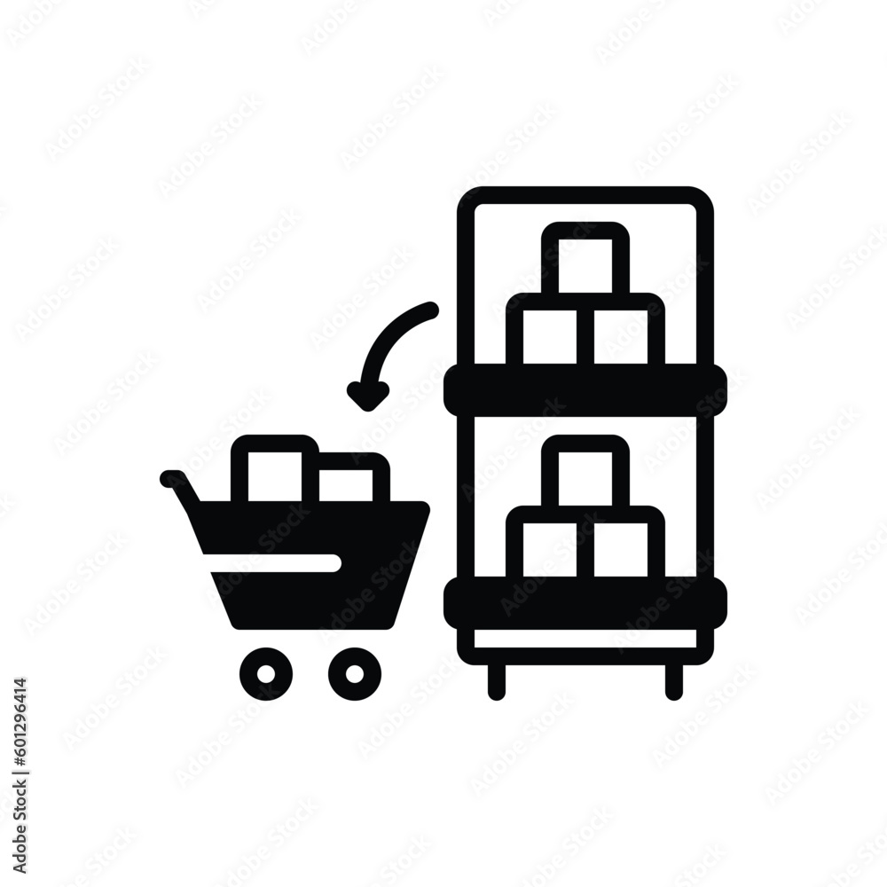 Naklejka premium Black solid icon for includes 