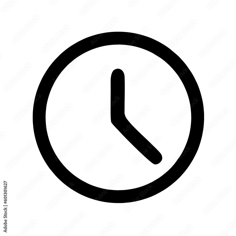 clock icon design vector illustration isolated on transparent background clock icon design vector illustration isolated on transparent background
