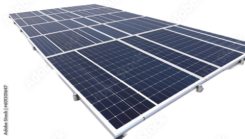 A large solar panel, 3d rendered solar panel, Transparent Background - Generative Ai
