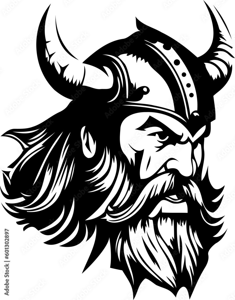 Stockvector The Viking vector image EPS is a stunningly crafted digital