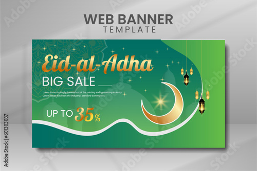 Eid Al Adha Mubarak Islamic Festival Design Template