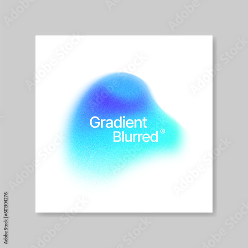 Blue gradient grainy texture background