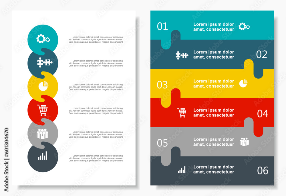 Fototapeta premium Infographic design template with place for your data. Vector illustration.