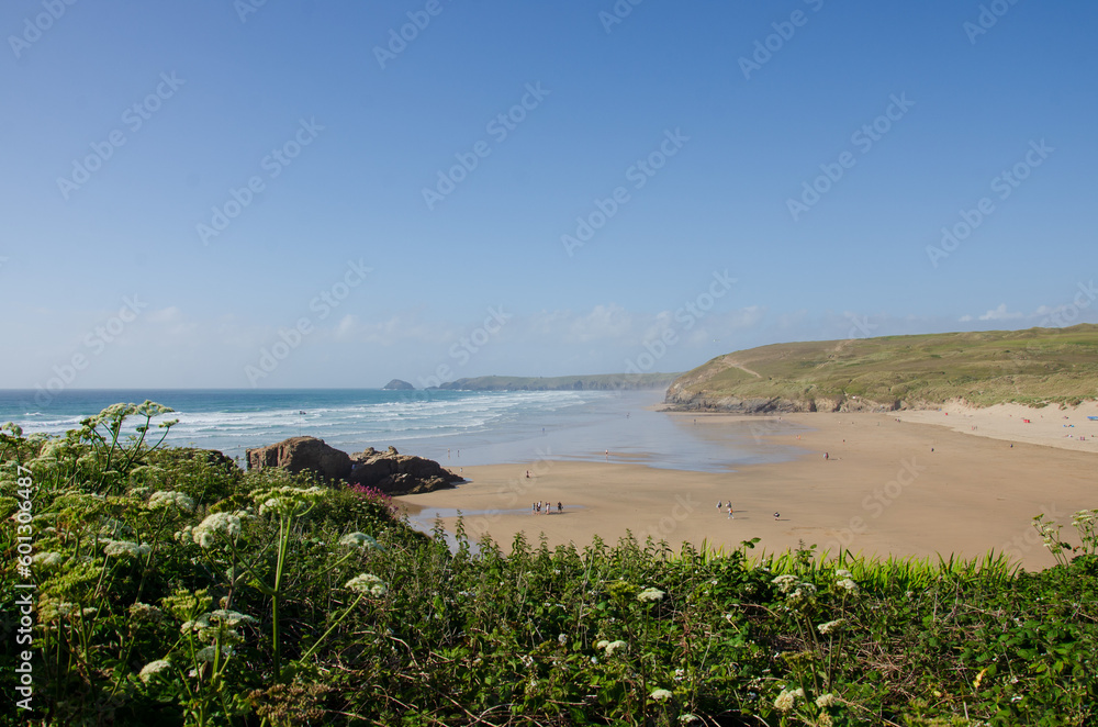 View of the beach, Cornwall