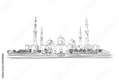  Sheikh Zayed Grand Mosque, Abu Dhabi. United Arab Emirates