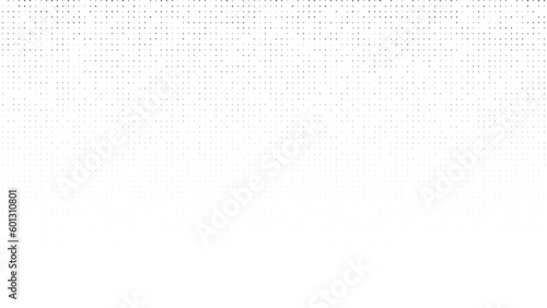 Monochrome halftone background with dots