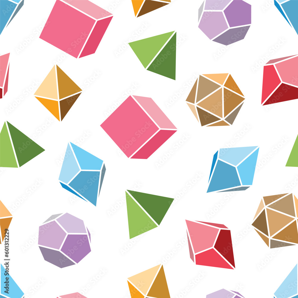 Seamless pattern of dice for board games. Seamless pattern of dice for board games.