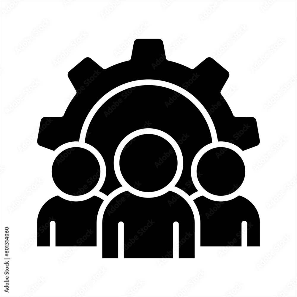 Management Icon. Teamwork management icon. Business team. Company leader, supervisor. Partnership icon. vector illustration on white background Management Icon. Teamwork management icon. Business team. Company leader, supervisor. Partnership icon. vector illustration on white background