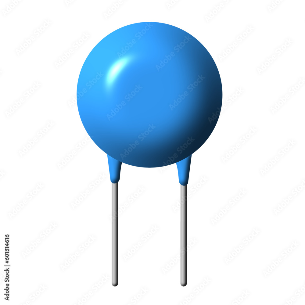 Thermistor icon on white background. NTCThermistor Resistor sign. 3d style. Thermistor icon on white background. NTCThermistor Resistor sign. 3d style.