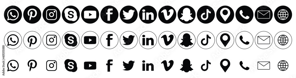 Linkedin - Free social icons