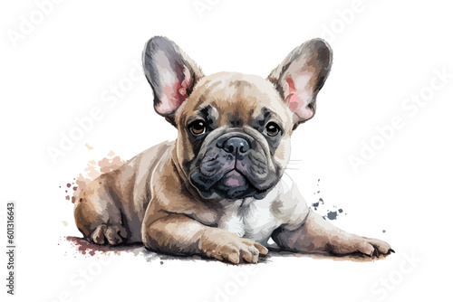 French bulldog. Vector illustration desing. © Tamara