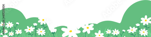grass and flowers