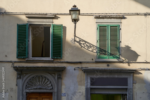 Obraz na płótnie Architecture details of an old house in Florence, Italy w salonie