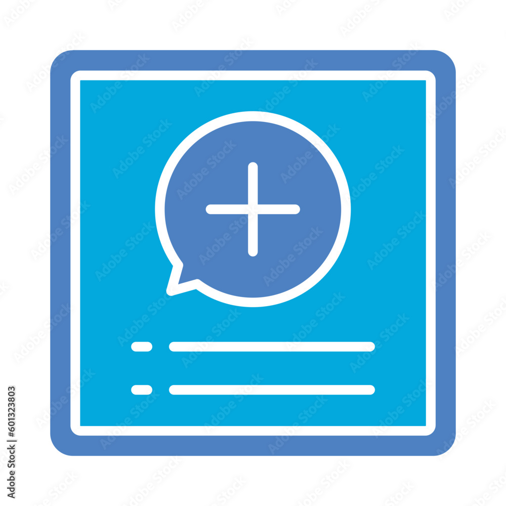 Obraz premium Medical App Icon