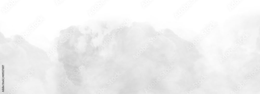 Naklejka premium Colorful smoke steam isolated transparent background. Fog and mist effect for text or space