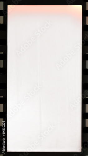 16mm Vintage Film Frame Overlay with dust, scratches light leaks and flares