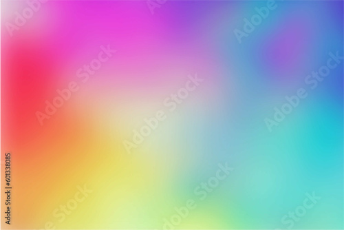 Rainbow in blurred background. Best template for presentation, banner, pamflet, wallpaper, wrapping paper and many more.