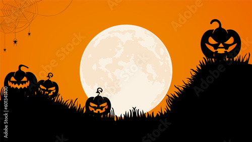 The spooky night background. Spooky night halloween background. Halloween theme dark background. Halloween spooky night background
