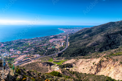 Benalmadena view to Fuengirola Costa del Sol Andalusia photo