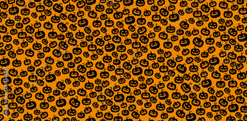 Halloween holiday. Seamless background. Halloween background, Halloween seamless pattern 